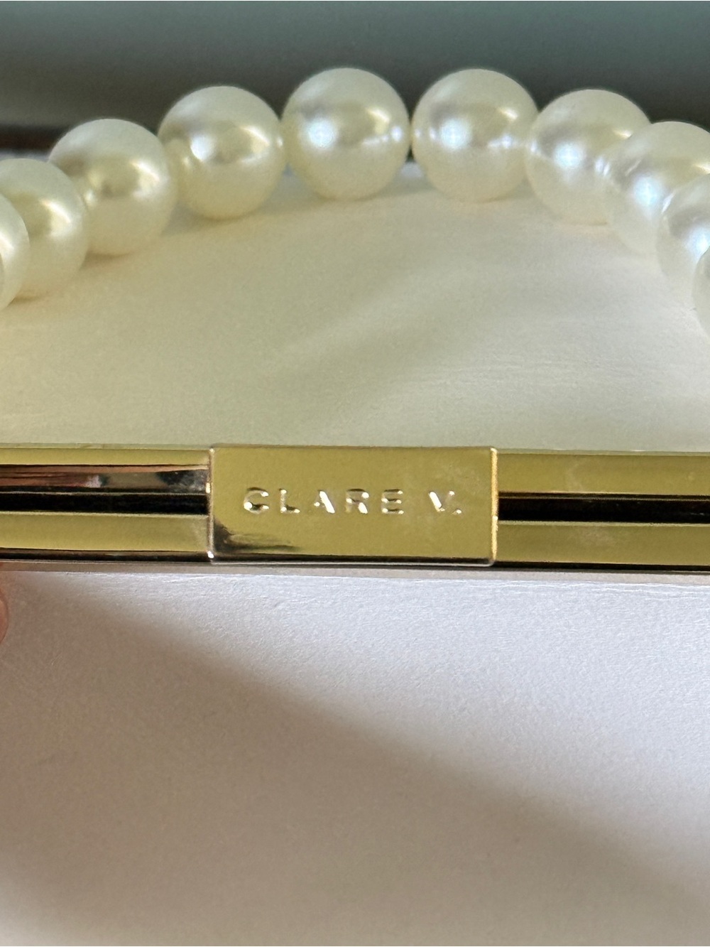 Clare V. - Le Box Bag - White Leather (w/ non Clare V. strap) - Picture 2 of 6